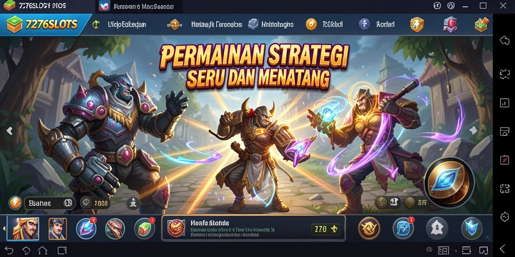 Tampilan gameplay 7276SLOTS yang menarik dan penuh strategi.