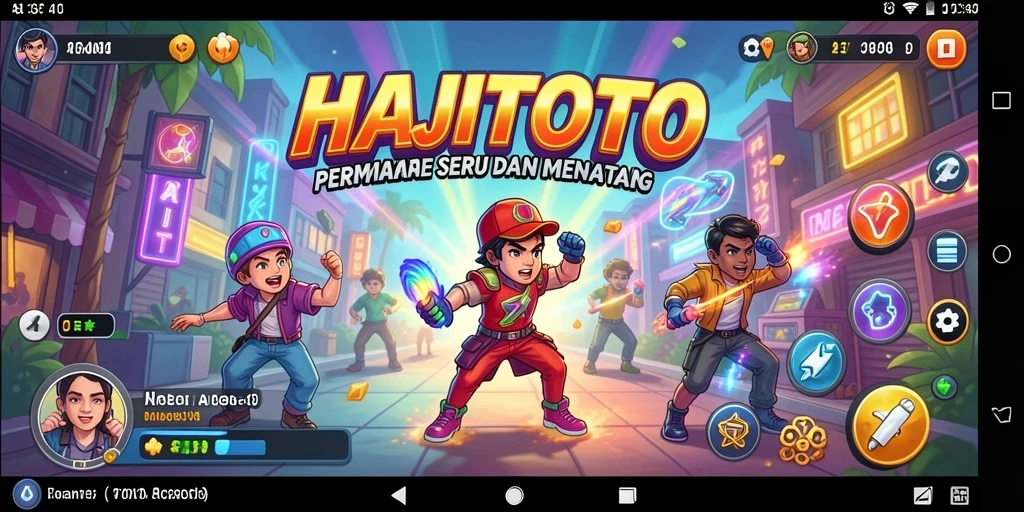 Tangkapan layar gameplay HAJITOTO yang menunjukkan aksi yang seru dan menantang.