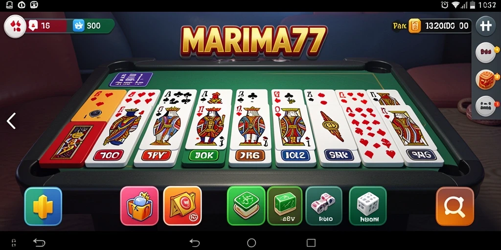 Tampilan gameplay Domino yang menarik dan interaktif.