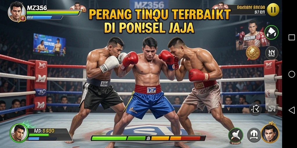 Tampilan gameplay MZ356 yang seru dengan aksi Fighting mendebarkan.