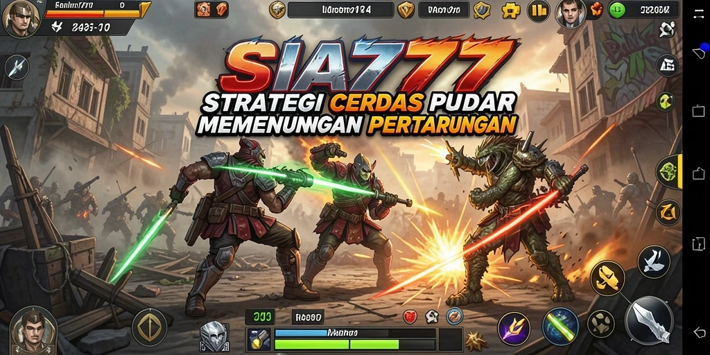 Screenshot gameplay SIA777 yang menunjukkan pertempuran strategis yang mendebarkan.