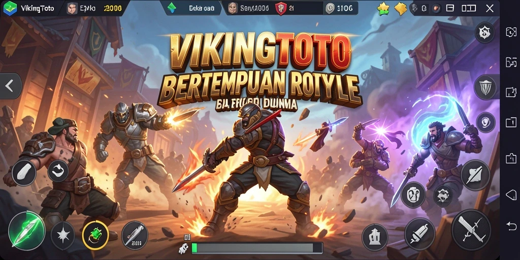 Tampilan mendebarkan dari pertarungan di VIKINGTOTO.